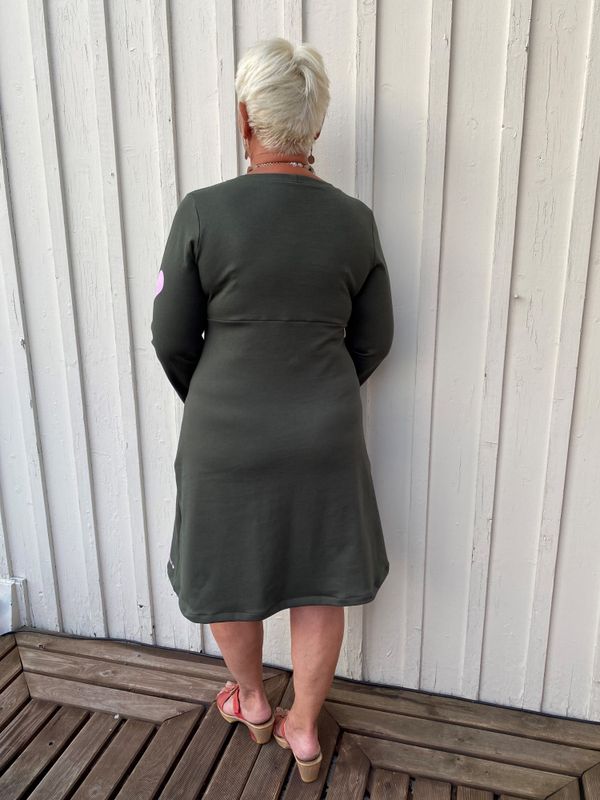 De fineste ord ❤️ jerseykjole_armygrønn