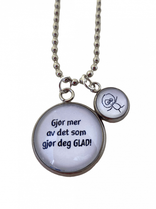 Hovedbilde Glad! - kjede_sølvfarget