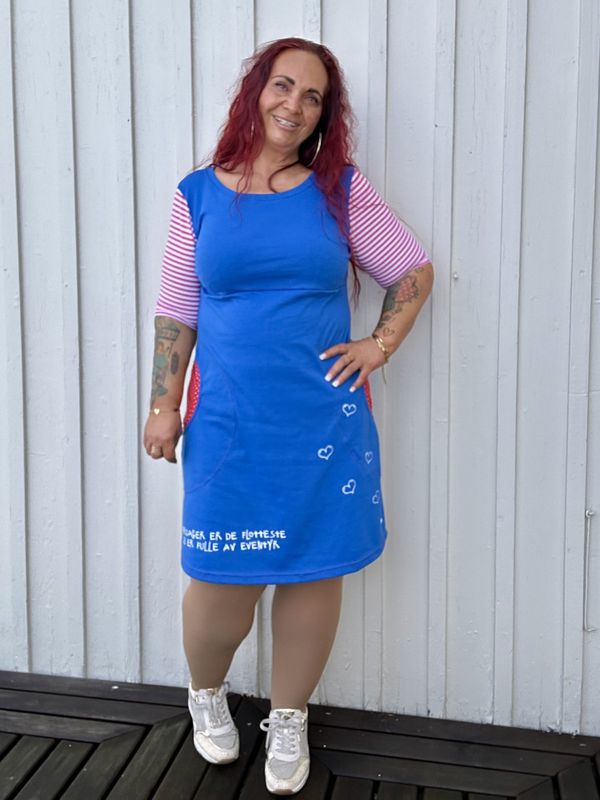 Hverdager❤️ jerseykjole_cobolt/rosa/rød