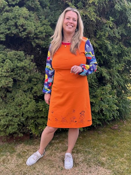 Dyrebart ❤️ jerseykjole_oransje/fargerik